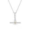 Dinny Hall Women's My World T-bar Pendant Silver
