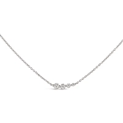Dinny Hall Women's Shuga Tapering Scoop Necklace White Gold