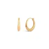 Dinny Hall Women's Signature Chunky Tapering Hoops - Gold Plated