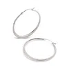 Dinny Hall Women's Signature Medium Tapering Click Hoops Silver