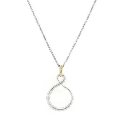 Dinny Hall Women's Silver / White / Gold Mixed-metal Toro Lasso Pendant In Metallic