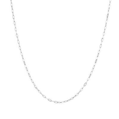 Dinny Hall Women's Silver / White Silver Mini Paperclip Chain Necklace In Metallic