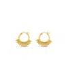 Dinny Hall Women's Sunbeam Gold Plated Small Click Hoops