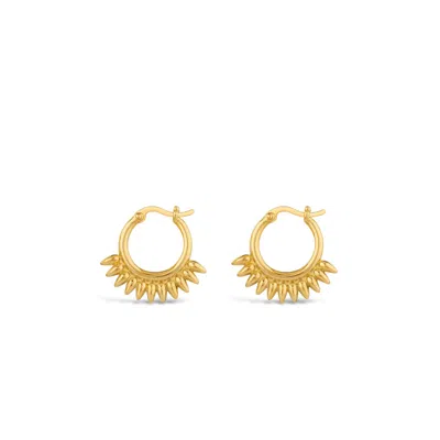 Dinny Hall Women's Sunbeam Gold Plated Small Click Hoops