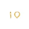 Dinny Hall Women's Sunbeam Small Point Hoops Gold Plated