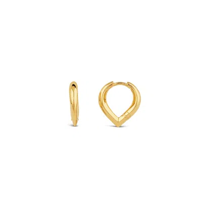 Dinny Hall Women's Sunbeam Small Point Hoops Gold Plated