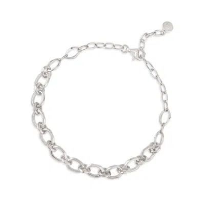 Dinny Hall Women's Thalassa Oval Link Bracelet Silver