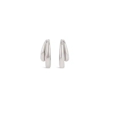 Dinny Hall Women's Toro Double Hoops Silver