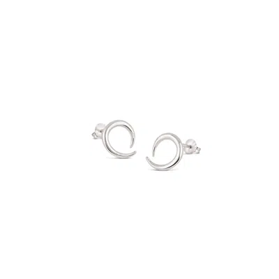 Dinny Hall Women's Toro Horn Studs Silver