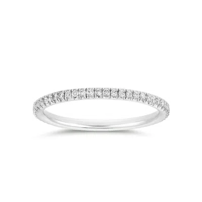 Dinny Hall Women's White Ella Diamond Three Quarter  Eternity Ring In Metallic