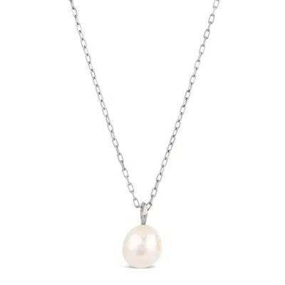 Dinny Hall Women's White / Silver Thalassa Pearl Silver Pendant In Multi