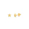 Dinny Hall Women's Yellow / Gold Bijou Star Mini Studs In Gold