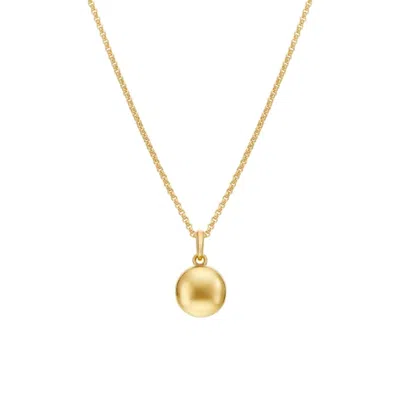Dinny Hall Women's Yellow / Gold Button Locket Gold Necklace