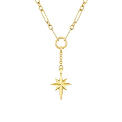 Dinny Hall Women's Yellow / Gold North Star Gold Lariat Necklace