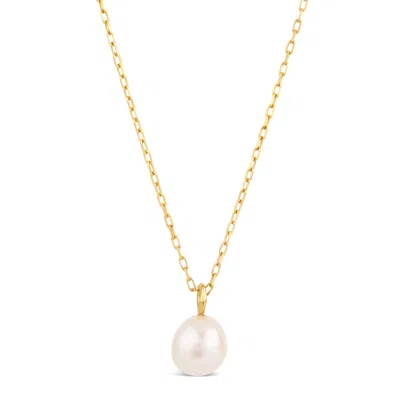 Dinny Hall Women's Yellow / White Thalassa Pearl Gold Pendant In Multi