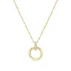 Dinny Hall Women's Yellow / White Toro Horn Loop Pendant In Gold