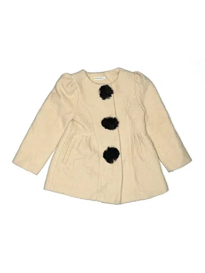 Pre-owned Dino Bebe Kids' Coat In White