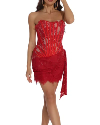 Dino Tabucci Mini Dress In Red