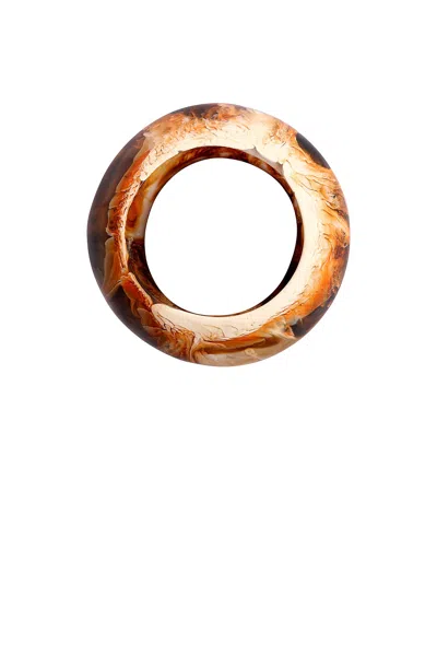 Dinosaur Designs Boulder Bangle Bracelet In Light Horn
