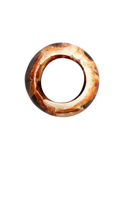 Dinosaur Designs Boulder Bangle Bracelet In Light Horn