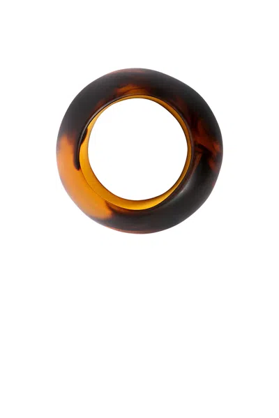 Dinosaur Designs Boulder Bangle In Tortoise