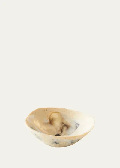 Dinosaur Designs Flow Soy Dish In Sandy Pearl