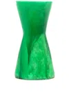 Dinosaur Designs Green Tall Bow Vase In Green