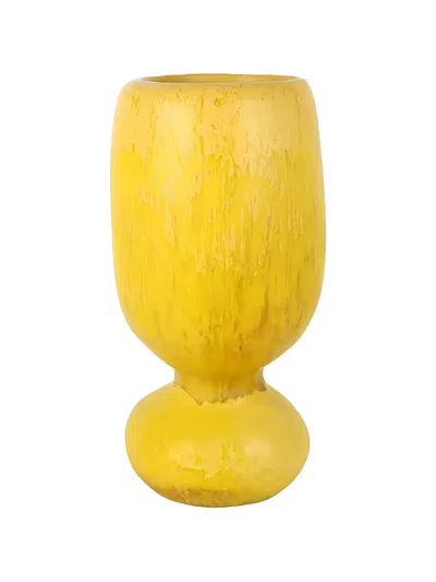 Dinosaur Designs Large Rockpool Vase In Yellow