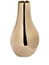 Dinosaur Designs Medium Brass Vase In Gold