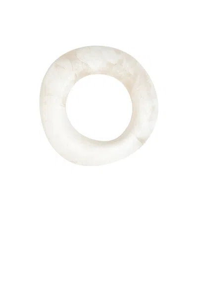 Dinosaur Designs Medium Drift Bangle Bracelet In Swirl Chalk