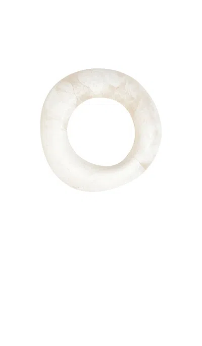 Dinosaur Designs Medium Drift Bangle Bracelet In Swirl Chalk