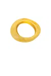 Dinosaur Designs Medium Rock Bangle In Honeycomb