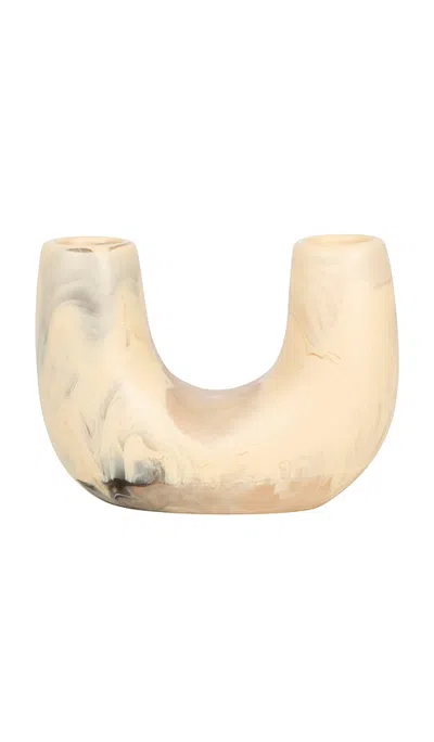 Dinosaur Designs Mini Wildflower Branch Vase In Sandy Pearl