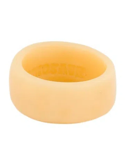 Pre-owned Dinosaur Designs Resin Band Ring In Multi