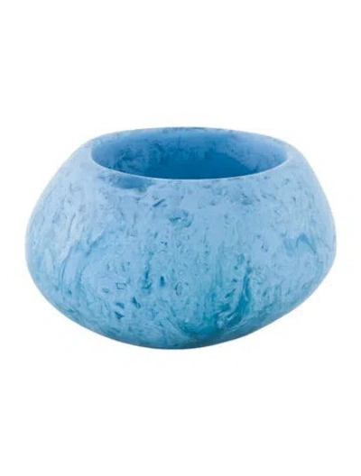 Pre-owned Dinosaur Designs Small Rock Vessel In Blue