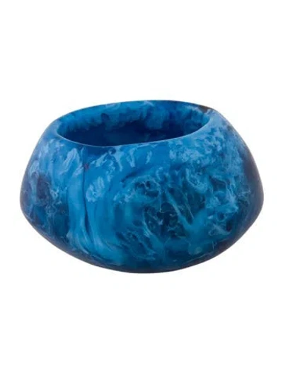 Pre-owned Dinosaur Designs Small Rock Vessel In Blue