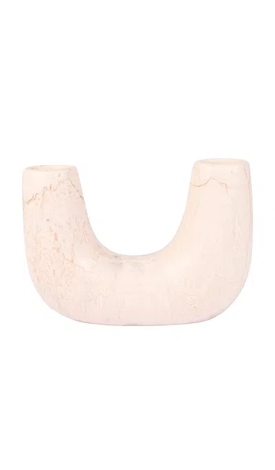Dinosaur Designs Small Wildflower Branch Vase In Swirl Rose