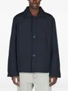 Diomene Button-fastening Padded Jacket In Blue