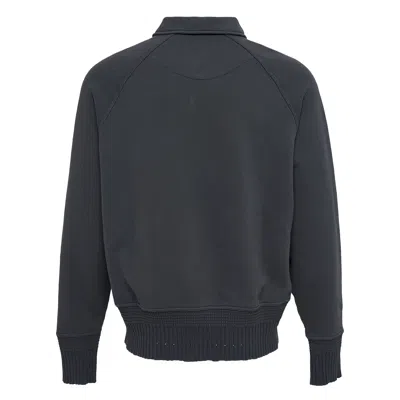 Diomene Camelia Heavy Jersey Polo In Gray