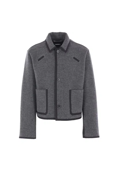 Diomene Coats In Gray