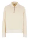 Diomene Half-zip Polo Shirt In Neutral