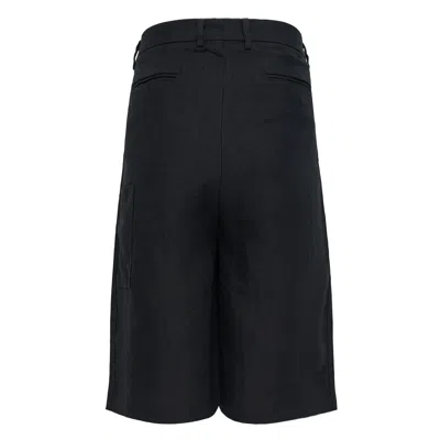 Diomene Lisianthus Wide Classic Shorts In Black