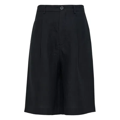 Diomene Lisianthus Wide Classic Shorts In Black