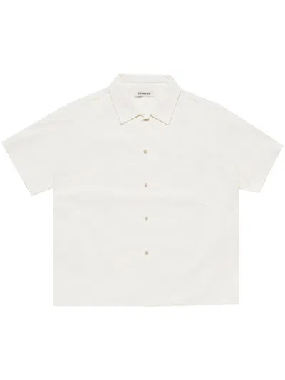 Diomene Embroidered Long Sleeve T-shirt In White