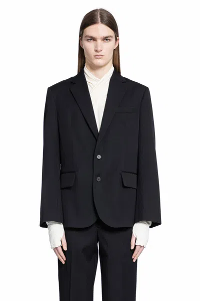 Diomene Wool Suit Blazer In Black