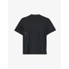 Diomene Mens Meteroide Micro-embroidered Crewneck Cotton-jersey T-shirt In Meteroide