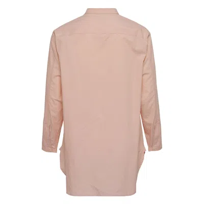 Diomene Orange Blossom Foled Collar Shirt In Pink