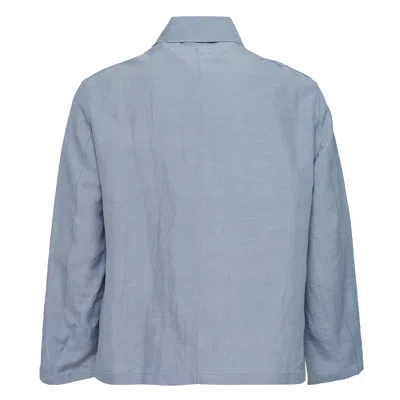 Diomene Osmanthus Pyjama Shirt In Blue