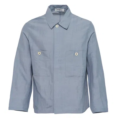 Diomene Osmanthus Pyjama Shirt In Blue