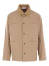 Diomene Patch-pocket Jacket In Brown